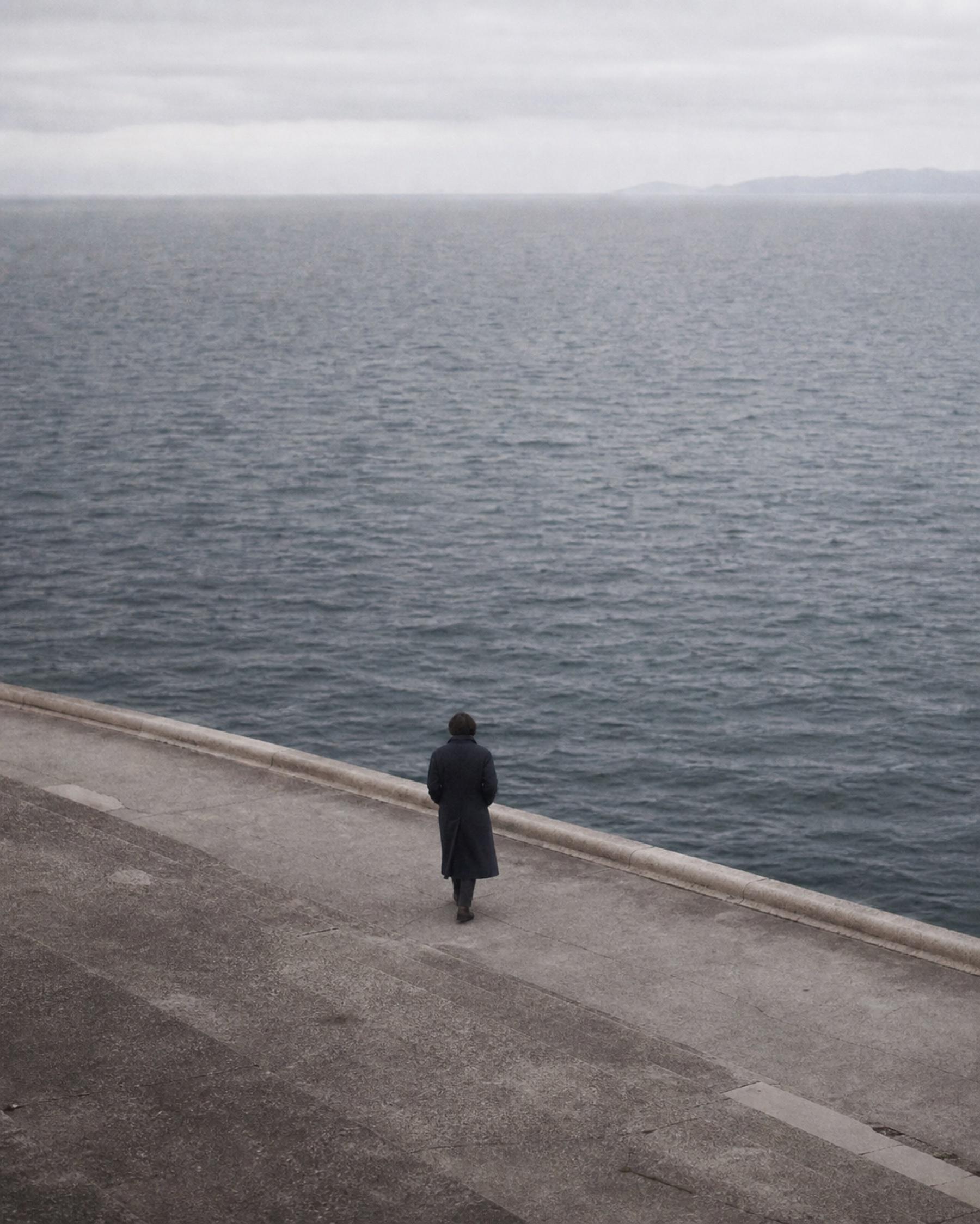 Sample portfolio photograph at the shore